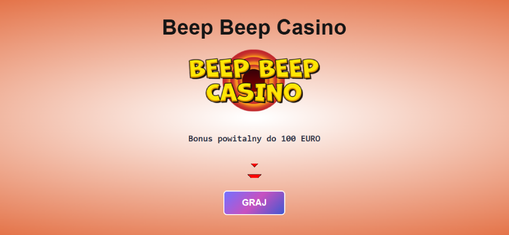 Beep Beep Casino bonus