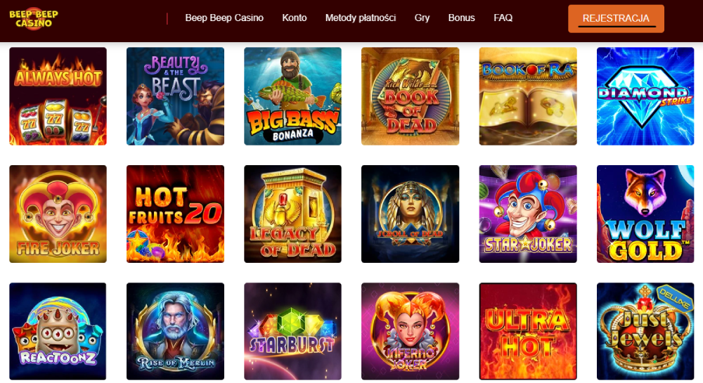 Beep Beep Casino slots