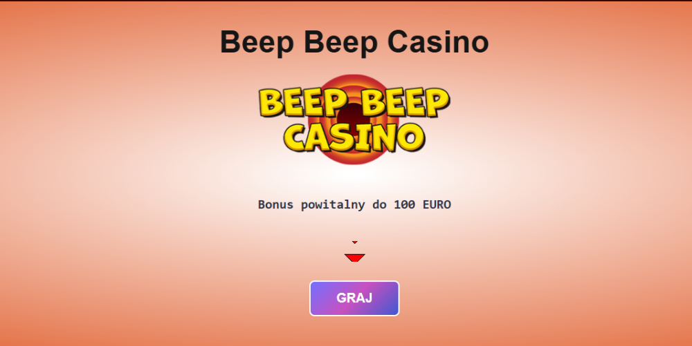 Beep Beep Casino bonus