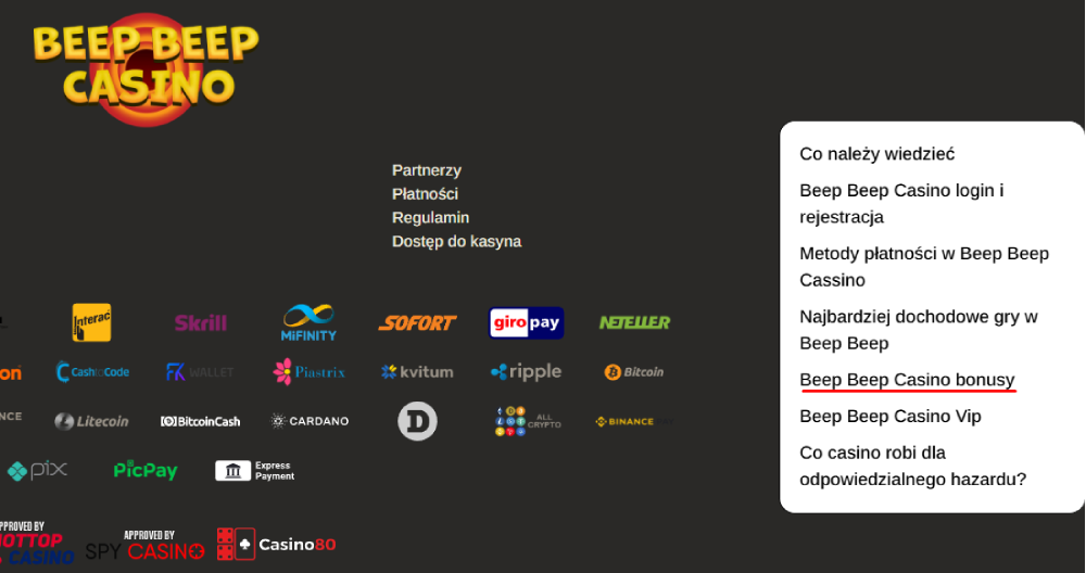 Beep Beep Casino slots