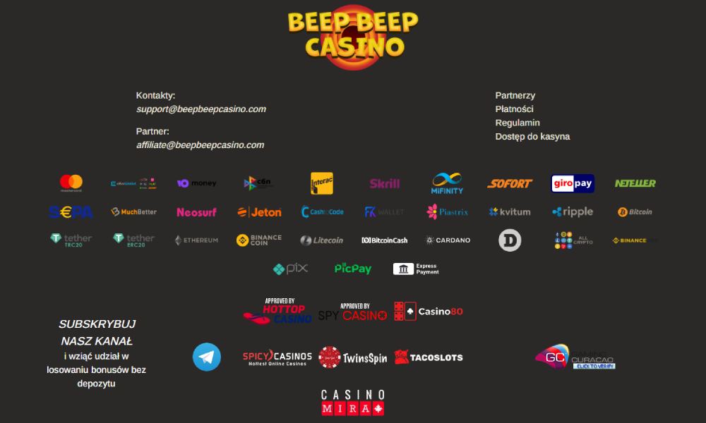 Beep Beep Casino info